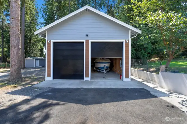 Tall Garage Door.