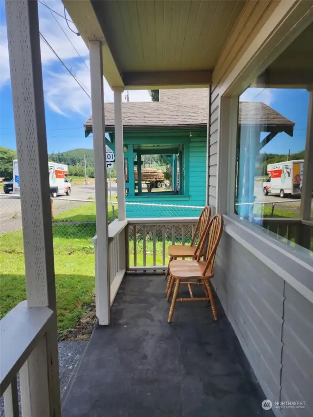 Country front porch