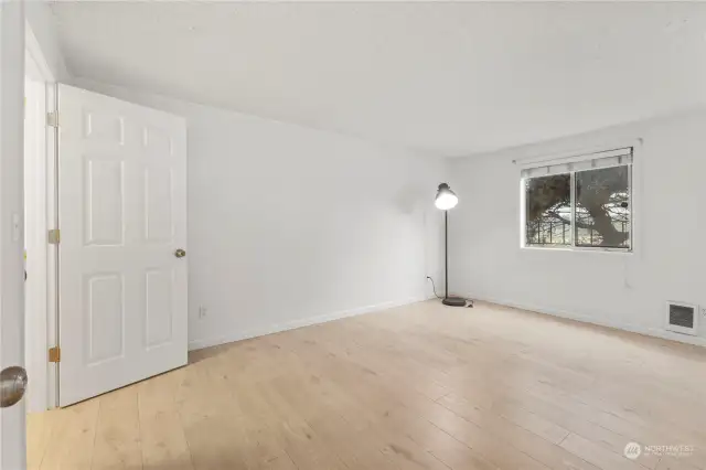 Oversized primary bedroom.