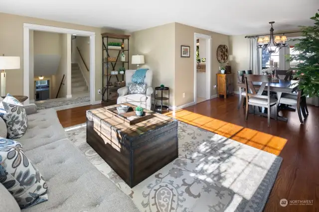 Living room showing floorplan