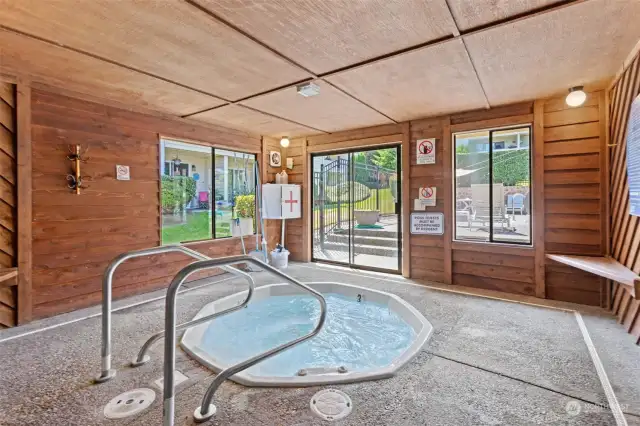 Indoor hot tub