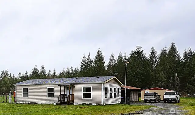 Country home mini-farm.