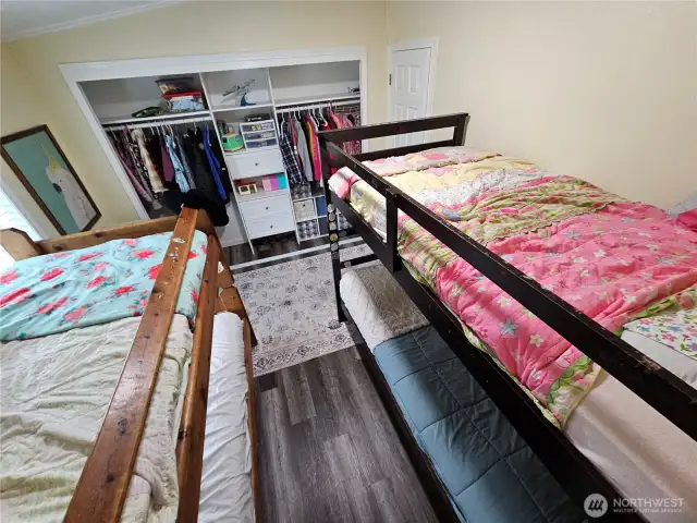 Bedroom closet space