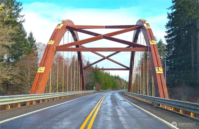 Decker Creek Bridge on way to property