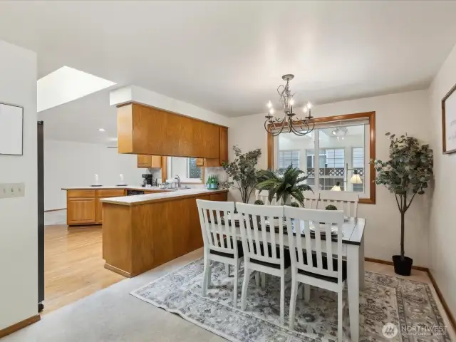 Dining room off kitchen