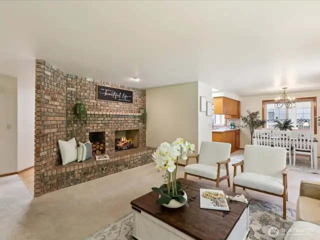 Gas fireplace
