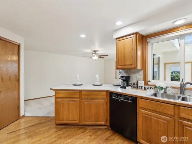 Large pantry off kitchen