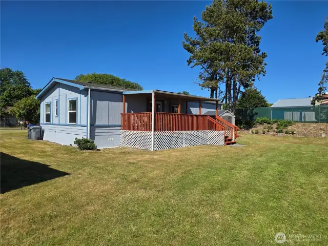 Covered Back Deck