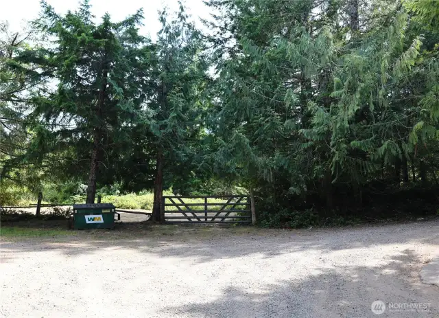 View of the property entrance from the road
