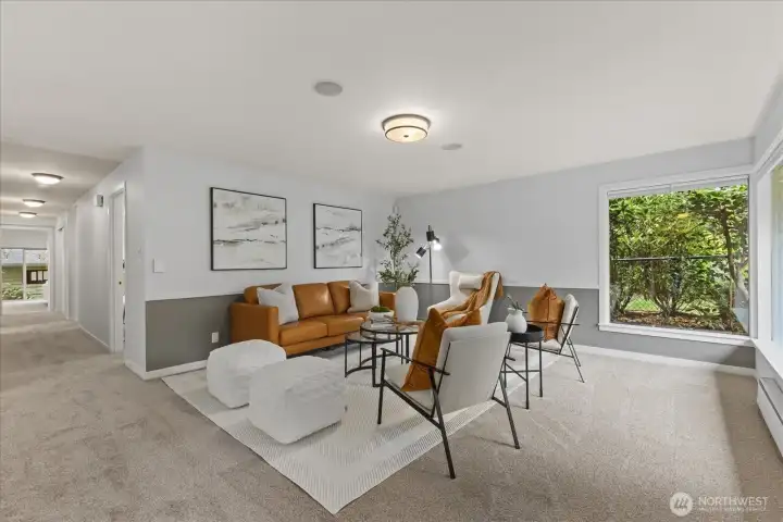 Step inside to an inviting main floor formal living room with lovely large windows to take in the front gardens. Don't miss the gorgeous antique front closet sliding door as you enter the home.