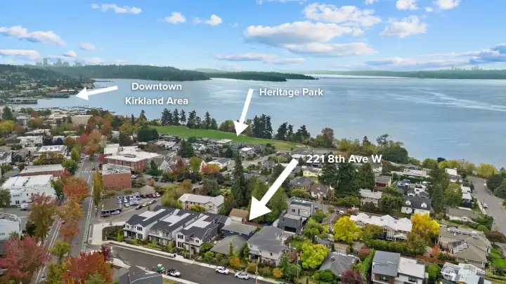 Heritage Park, the Kirkland Waterfront and Downtown Kirkland are all mere minutes away.