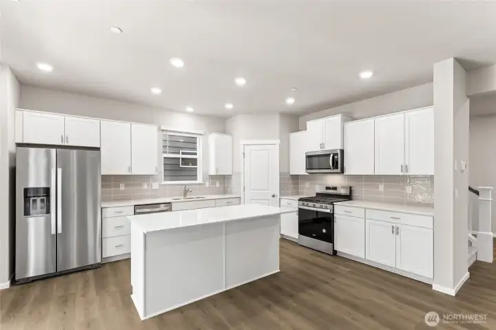 tons of cabinets for storage