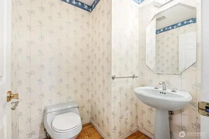 Half bath on main floor