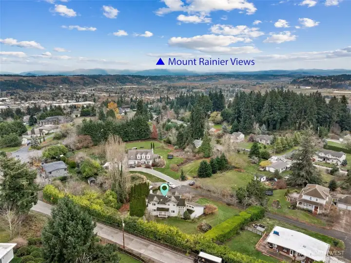 Looking SE from property. Sky is enhanced from a cloudy day