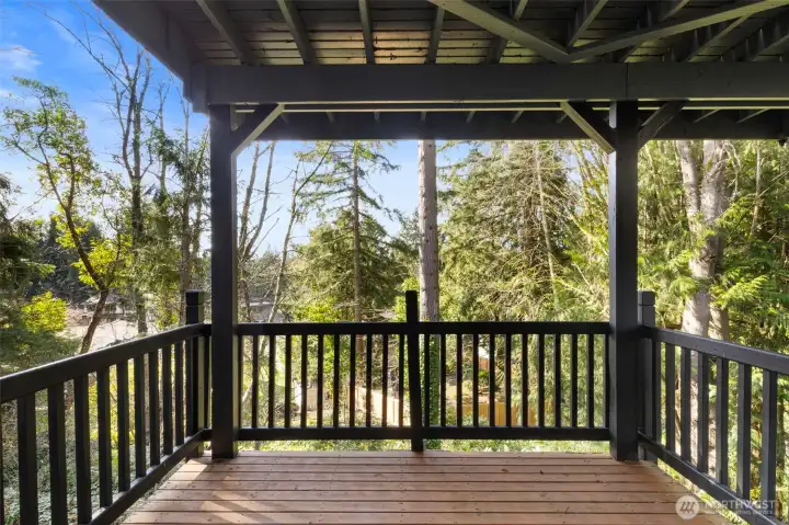 Deck off of lower level bonus room!
