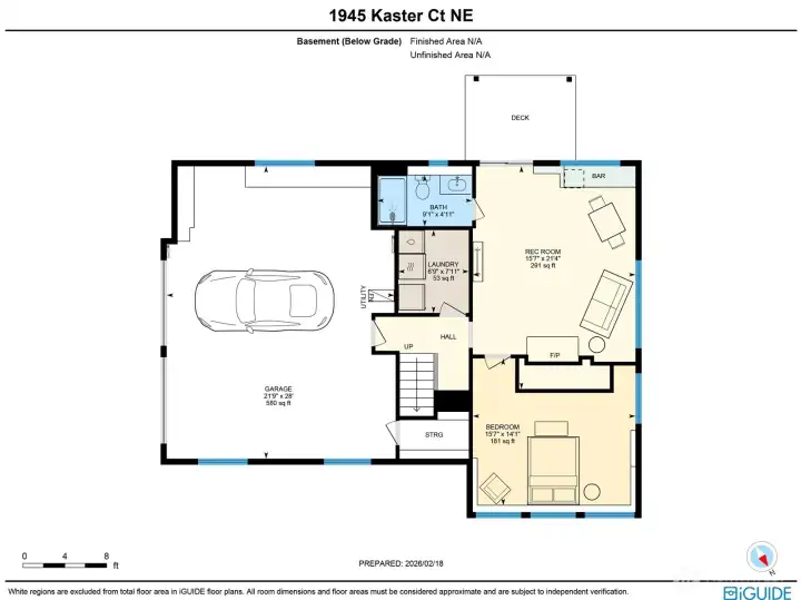 Lower floor...so much opportunity and flexibility!