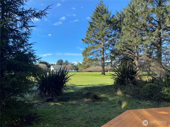 From the deck to the North