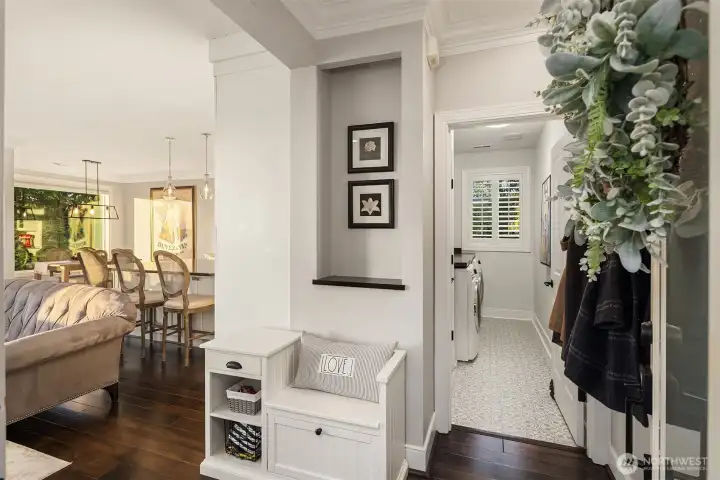 Inviting entry foyer