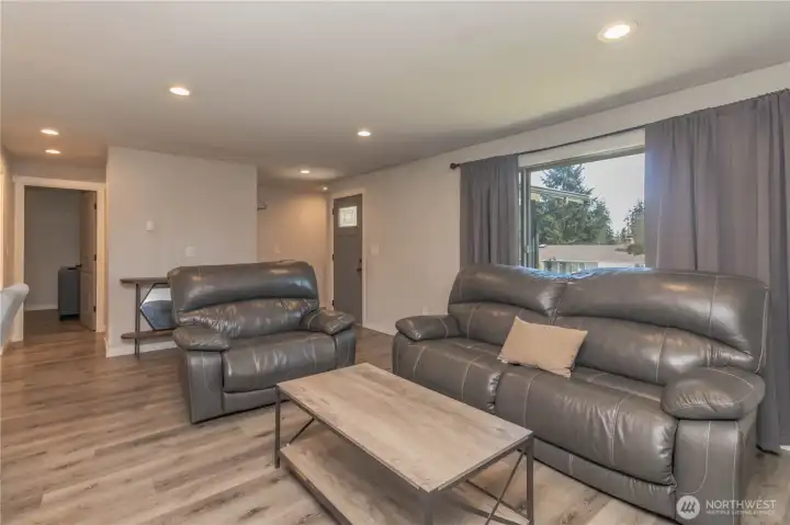 Perspective of the living room area