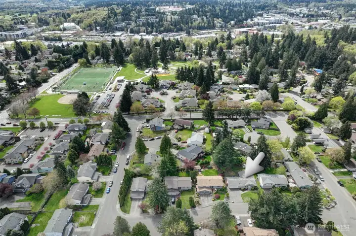 Just a few steps from 132nd Square Park.