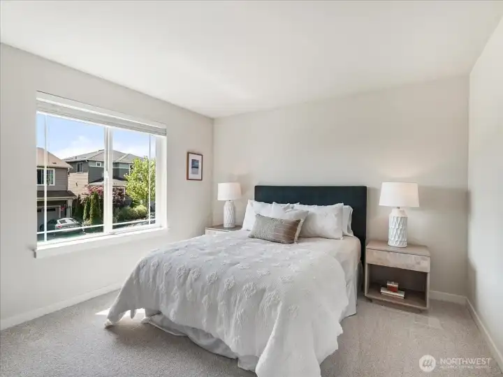 Well-appointed secondary bedroom featuring a generous walk-in closet.