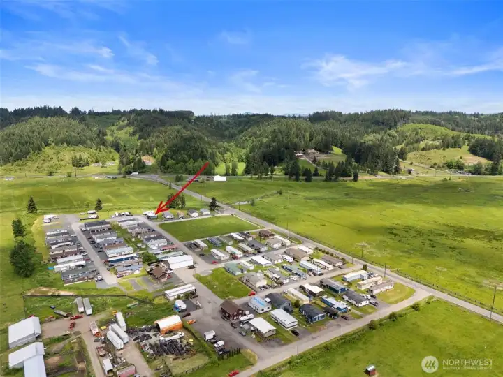 Location of 150 Nix Lane, corner lot. Location of 150 Nix Lane, corner lot.