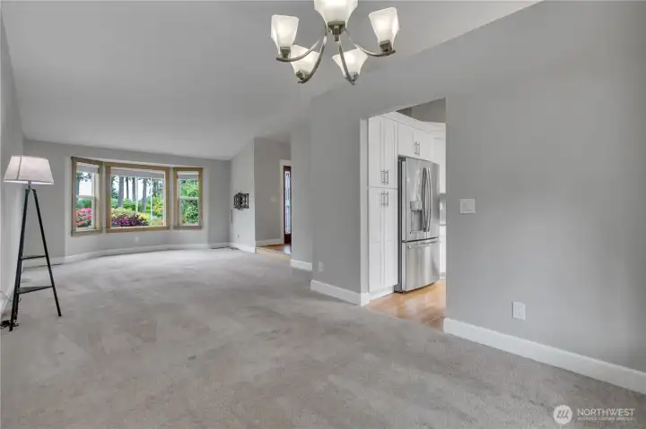 Living room with Formal Dining and access to Kitchen Living room with Formal Dining and access to Kitchen