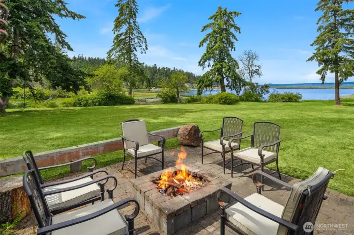 After a day spent fishing or pulling up crab pots, gather around the fire pit to share stories, laugh with family and friends, and savor the memories made on the water. After a day spent fishing or pulling up crab pots, gather around the fire pit to share stories, laugh with family and friends, and savor the memories made on the water.