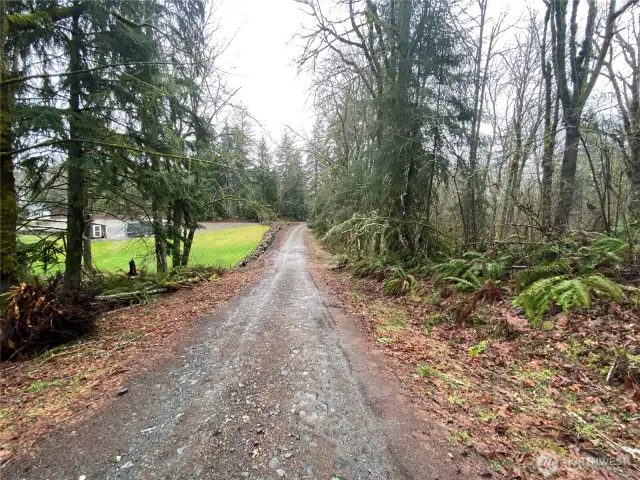 Easement road from the property has two one other residence that shares this road.