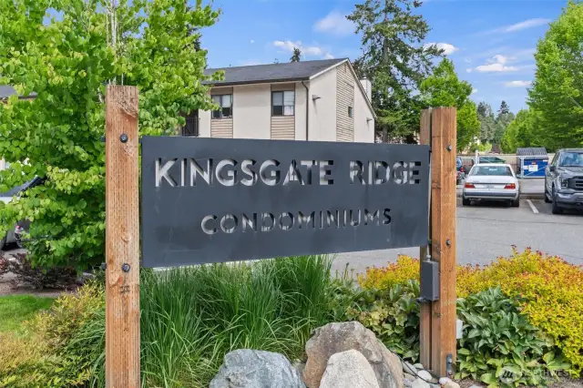 Kingsgate Ridge Condominiums awaits!