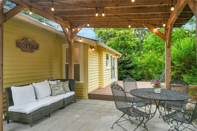 If outdoor entertaining is your thing, this home and its expansive yard, including this gorgeous pergola, is the place for it.
