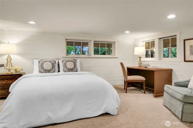 Lower level (non-conforming) 3rd bedroom.