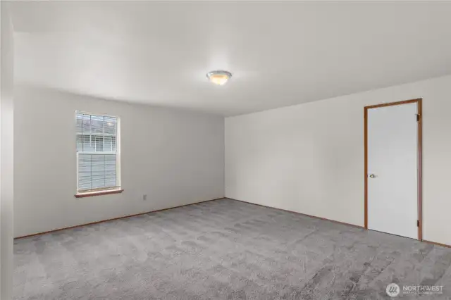 This upper level of Unit A also includes the large bonus room.
