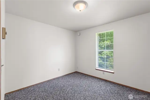 Unit B includes two good sized bedrooms.
