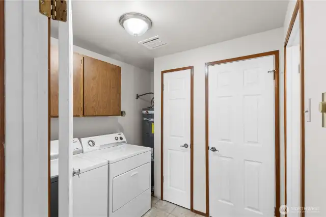 This efficient space also opens to a convenient 1/2 bath.