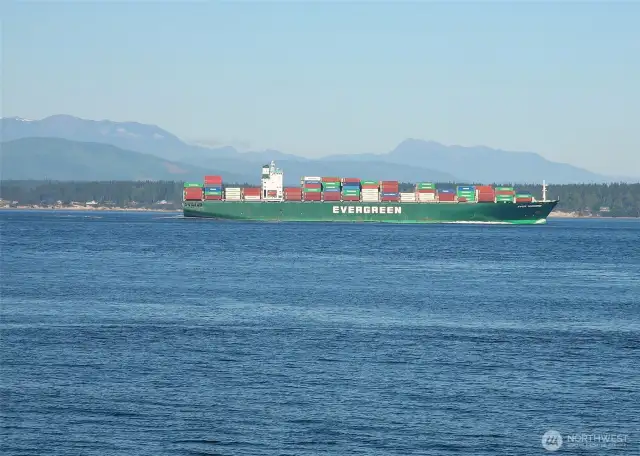 Cargo, military and cruise ships