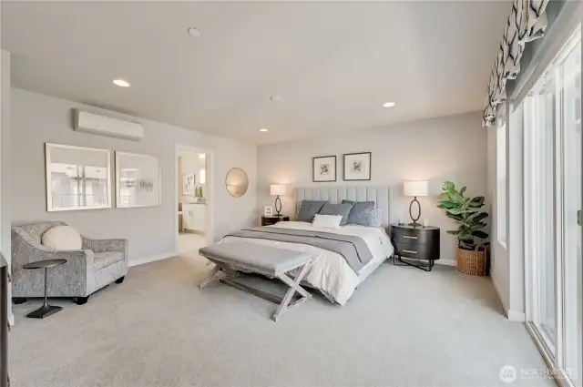 Extra Large Primary Suite with Air Conditioning for Perfect Temps Year Round