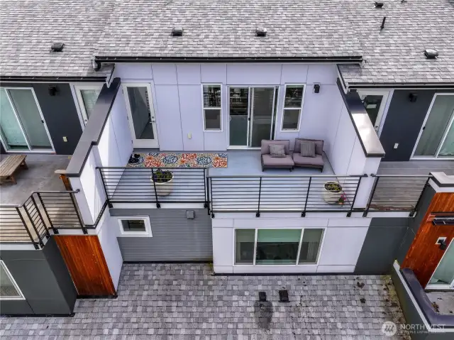 Aerial View Confirming that Your Patio Space is Your Own