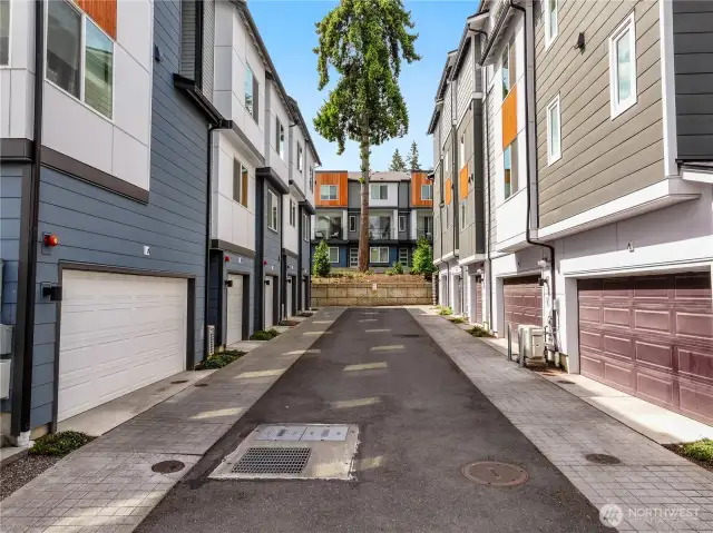 Private Alleyway on the Backside of Your Home