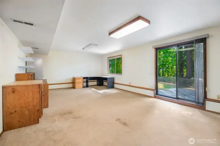 Rec room or possible MIL space downstairs
