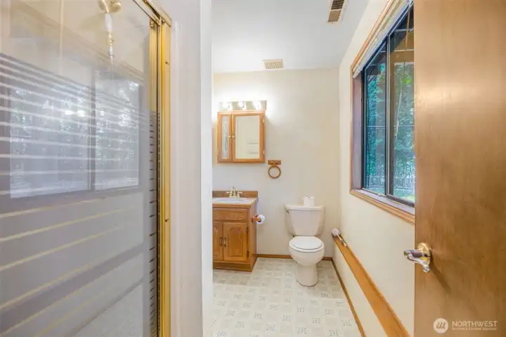 3/4 bath downstairs