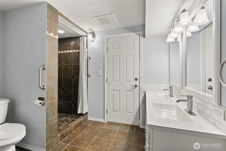 Lower-Level Bathroom.