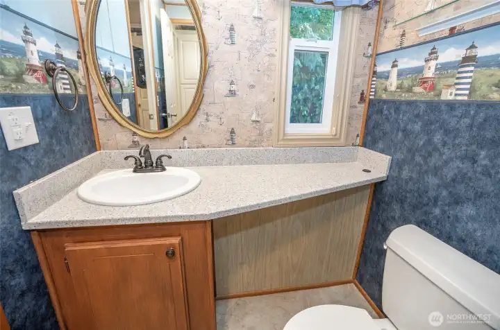 Great guest suite with an adjacent half bath for added convenience!