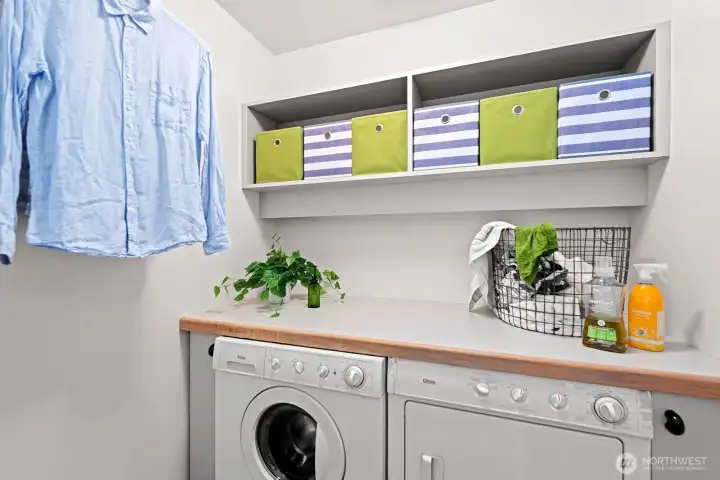 Laundry room is on the second floor.