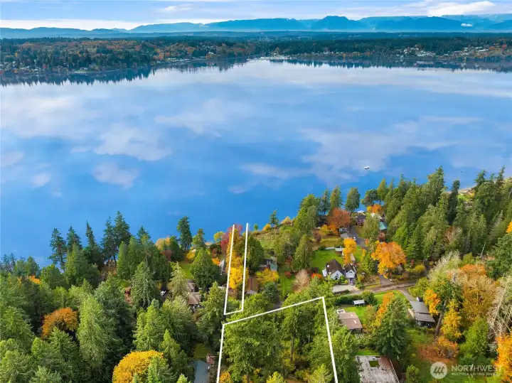 Everyone loves western exposure and brilliant sunsets behind the Olympics.