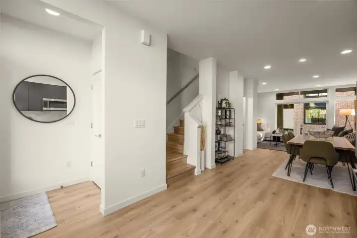 The heart of the home! An elegant dining area that flows directly into the designer kitchen for effortless entertaining