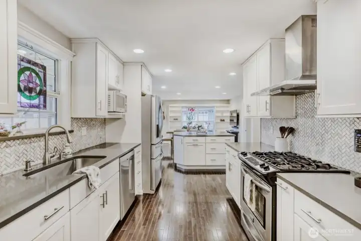 Updated kitchen with stainless appliances