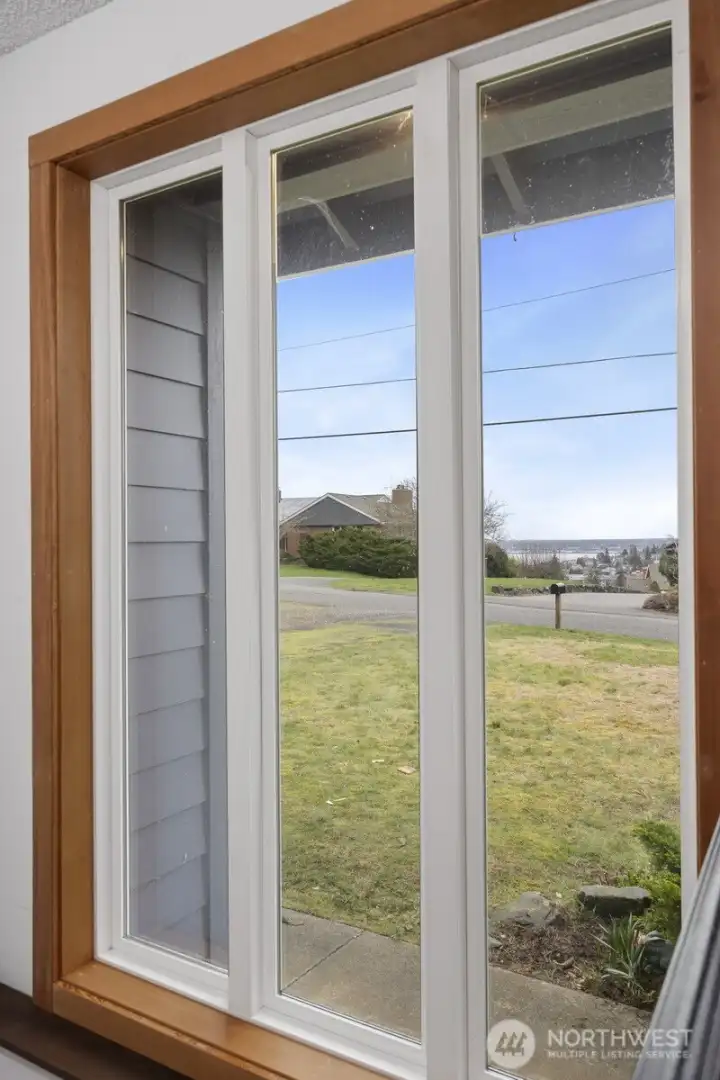 The views from the front of the home.