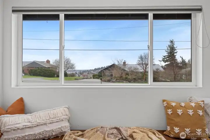 The views from the second bedroom are awesome as well.