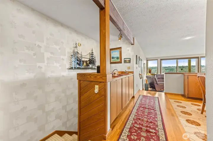 Stairs to lower level